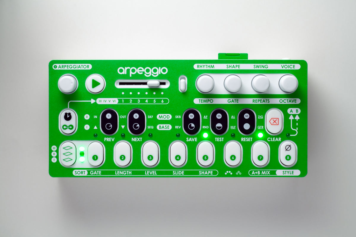 Tangible Instruments. Arpeggio is now shipping.